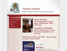 Tablet Screenshot of preciouspeanuts.co.uk